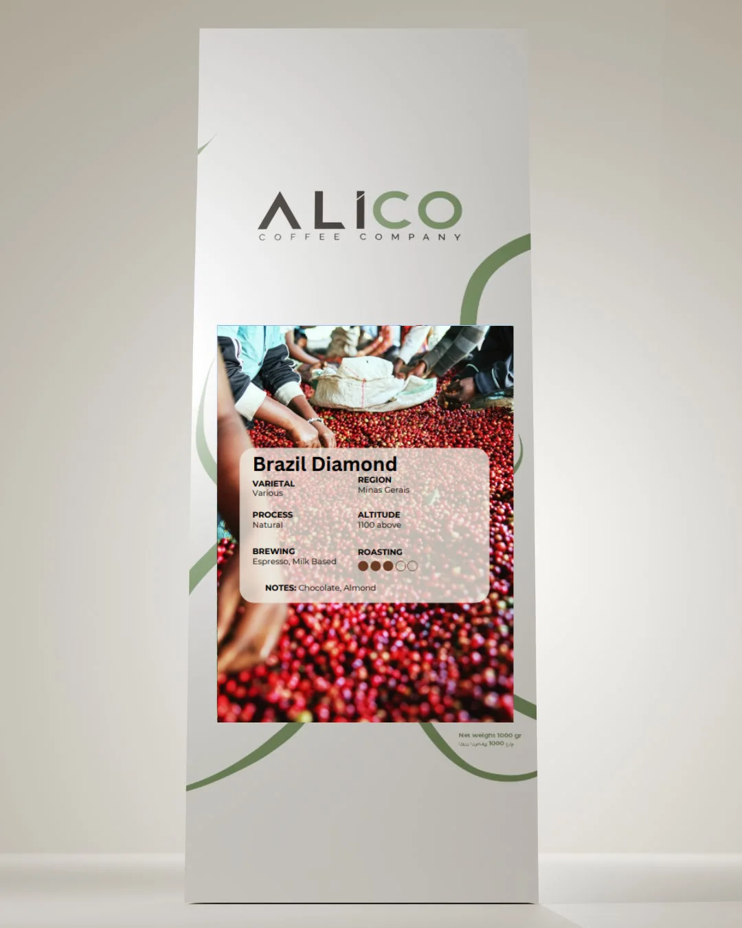 Brazil Diamond coffee pack
