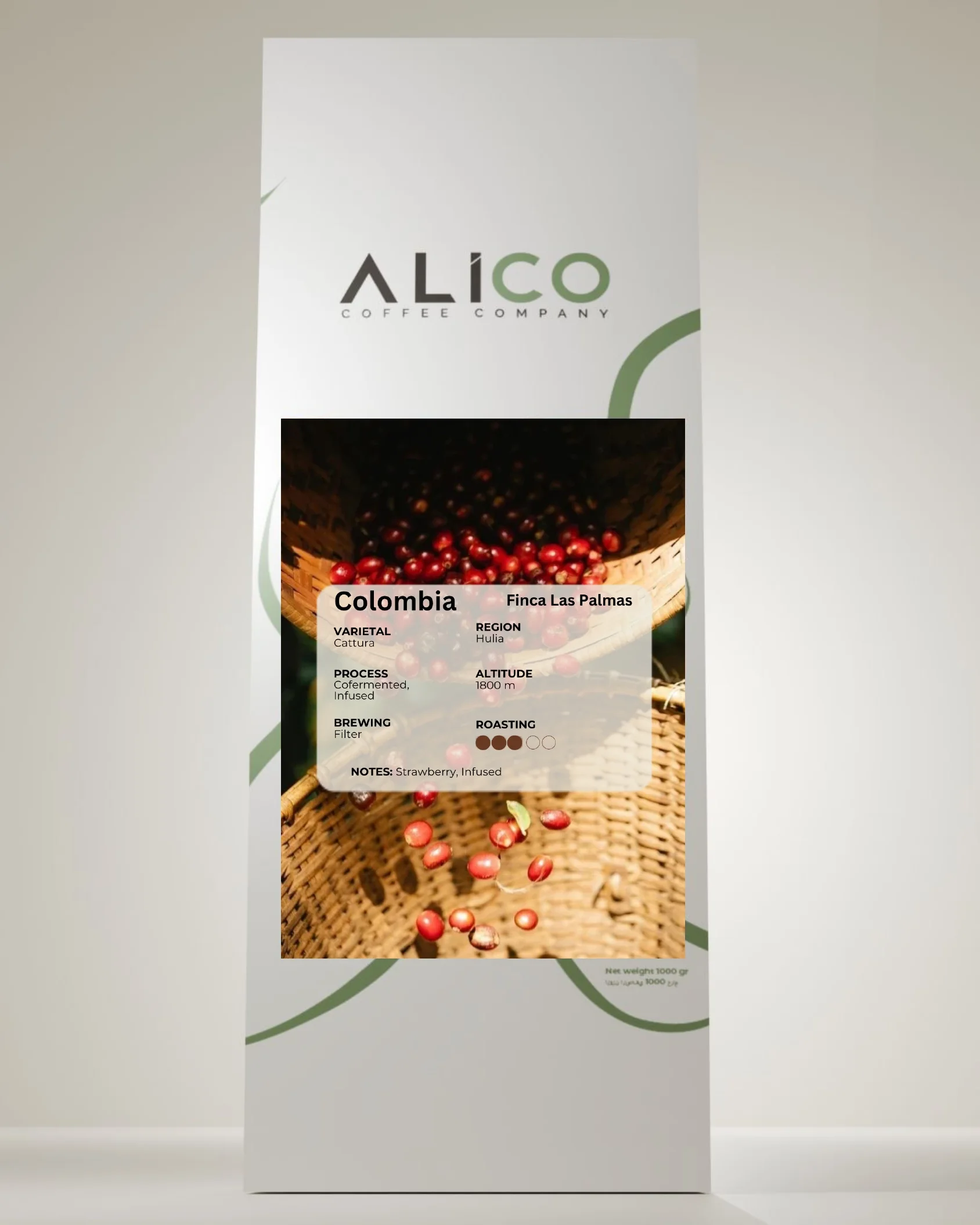 Colombia Finca Las Palmas coffee pack