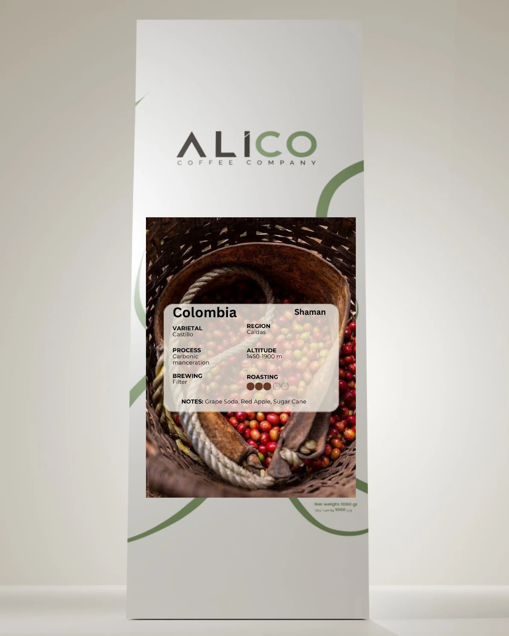 Colombia El Embrujo Shaman coffee pack