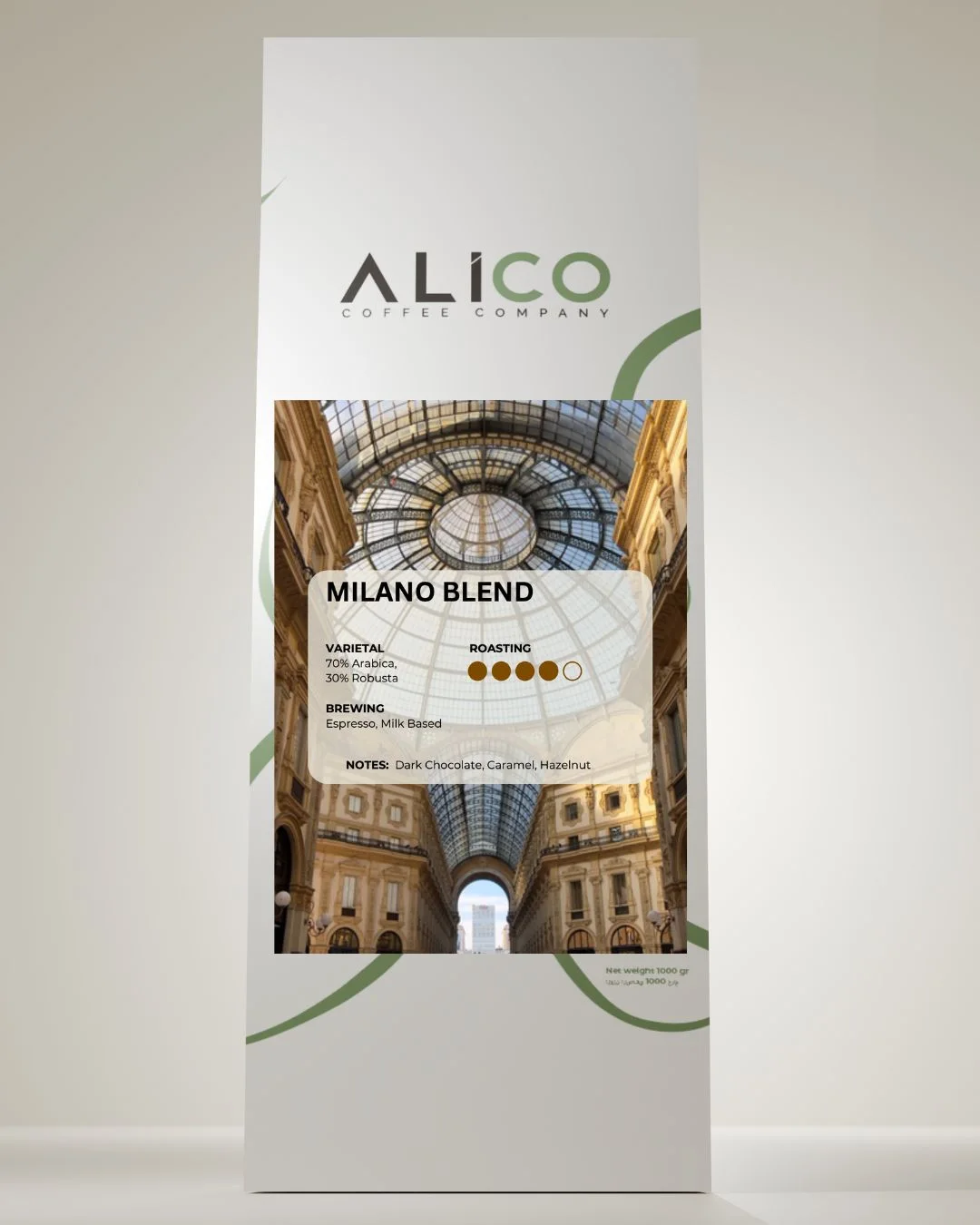 Milano Blend coffee pack